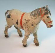 old lead painted horse