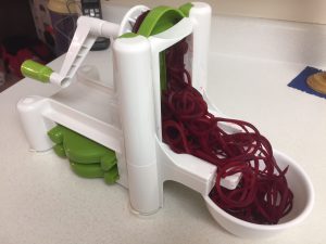 beetroot and spiralizer