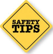 safety tips sign